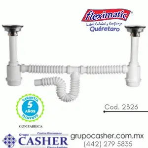 distribuidores de fleximatic en querétaro desague doble bote