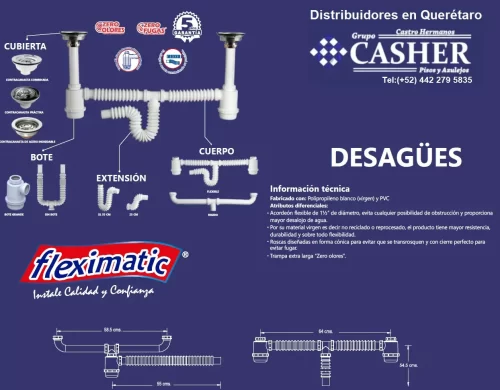 Distribuidores de fleximatic en querétaro ficha tecnica