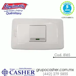 distribuidores de fleximatic en querétaro placa con apagador sencillo