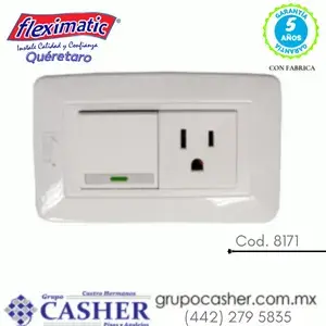 distribuidores de fleximatic en querétaro placa con apagador