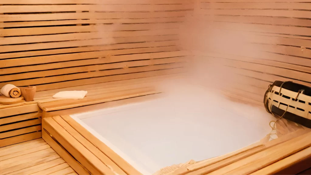 sauna en casa con vapor 2