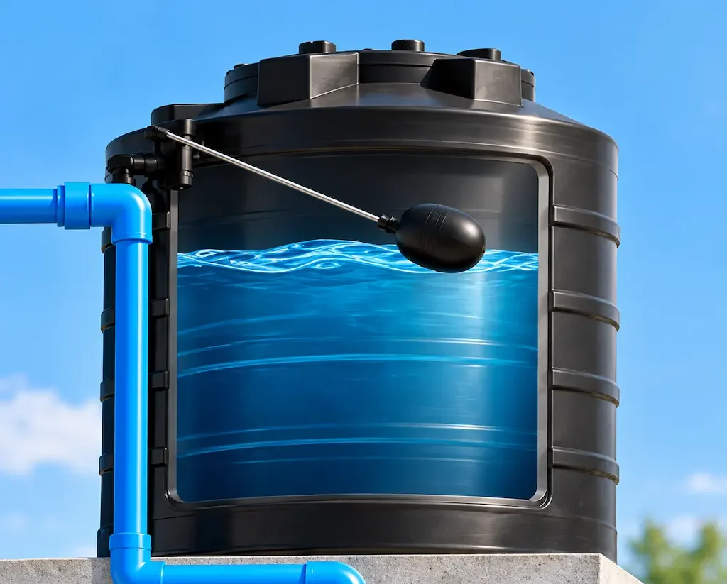 Presión de un tanque de agua y su rendimiento.